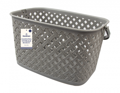 Rattan Hanging Basket 3.2L Grey