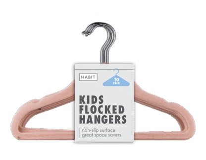 Kids Flocked Hangers- 10 Pieces - Image 2
