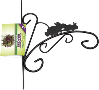 St@llion Black Metal Hanging Basket